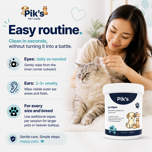 Pik's Eye & Ear Wipes